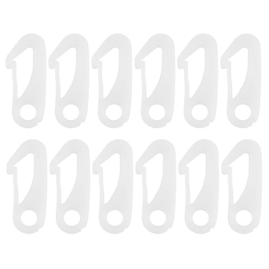 12pcs Flag Pole Clip -attach Flags Hooks to Halyard Rope and The Flag