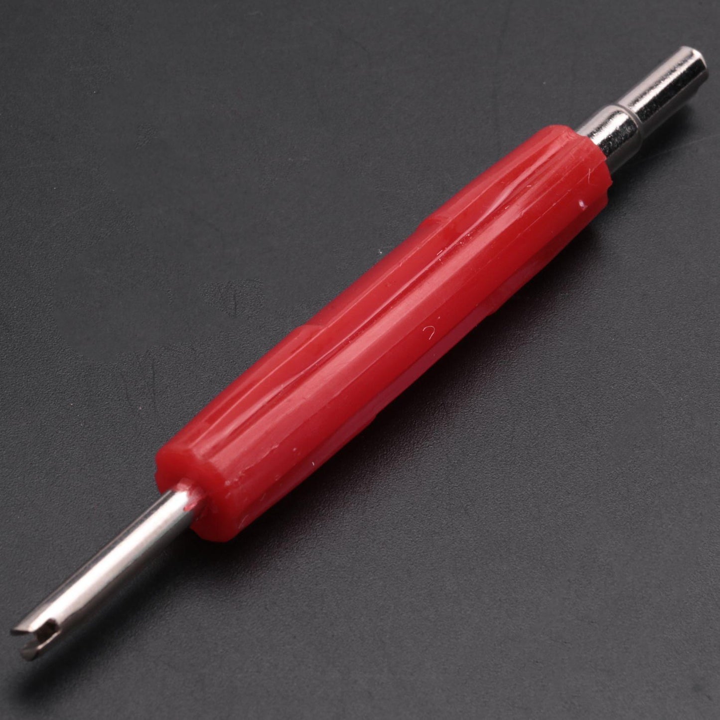 Car Bikes Red Plastic Grip Tyre Valve Core Remover Removal Tool Key