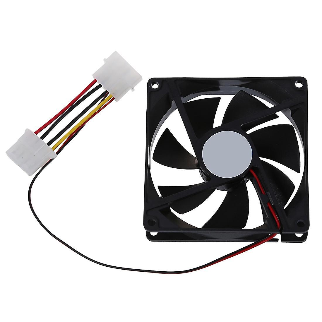 Dc 12v 4 Pin Black Plastic Pc Cooling Fan 90mm X 90mm X 25mm