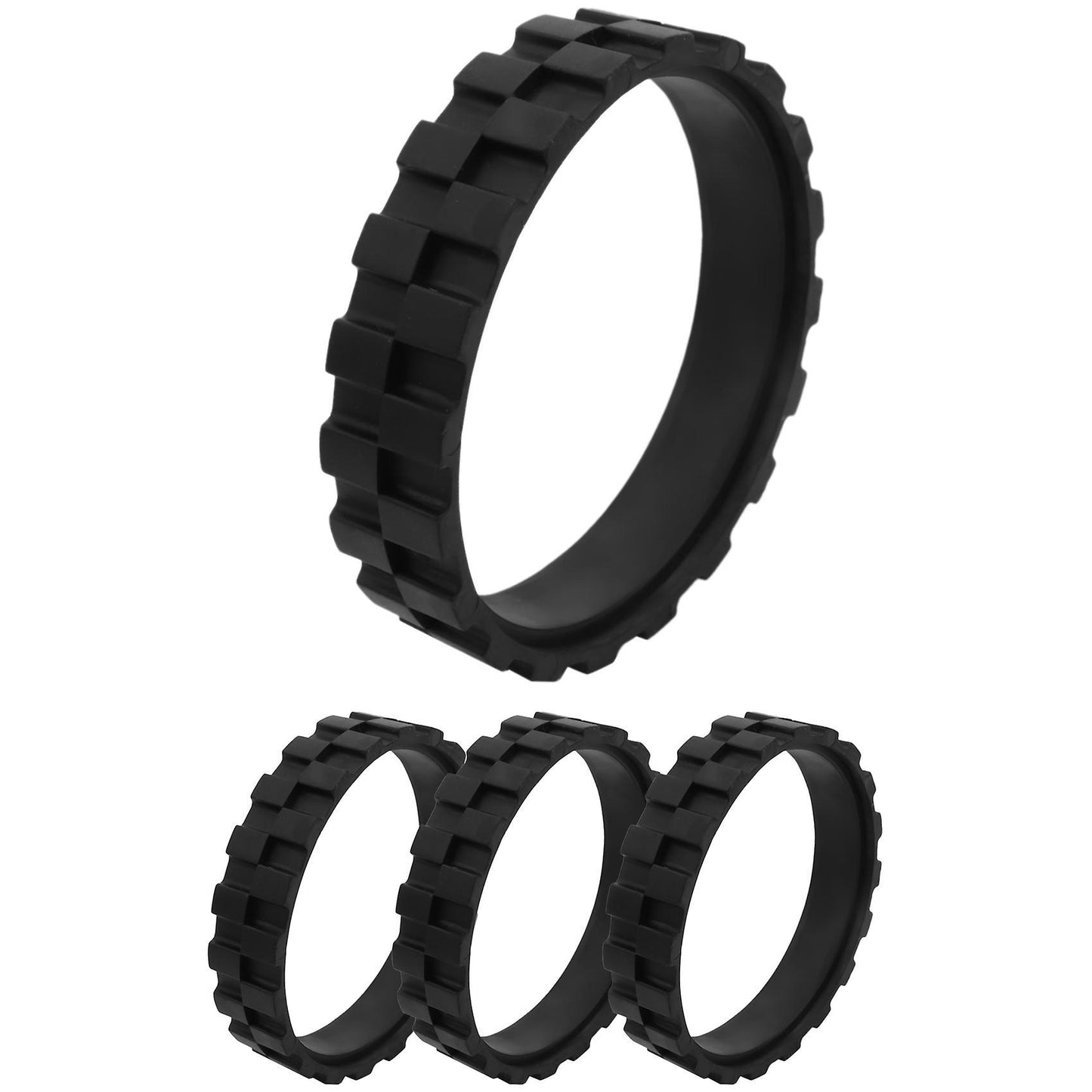 4pcs Tire Skin for Irobot Roomba Wheels Series 500, 600, 700, 800