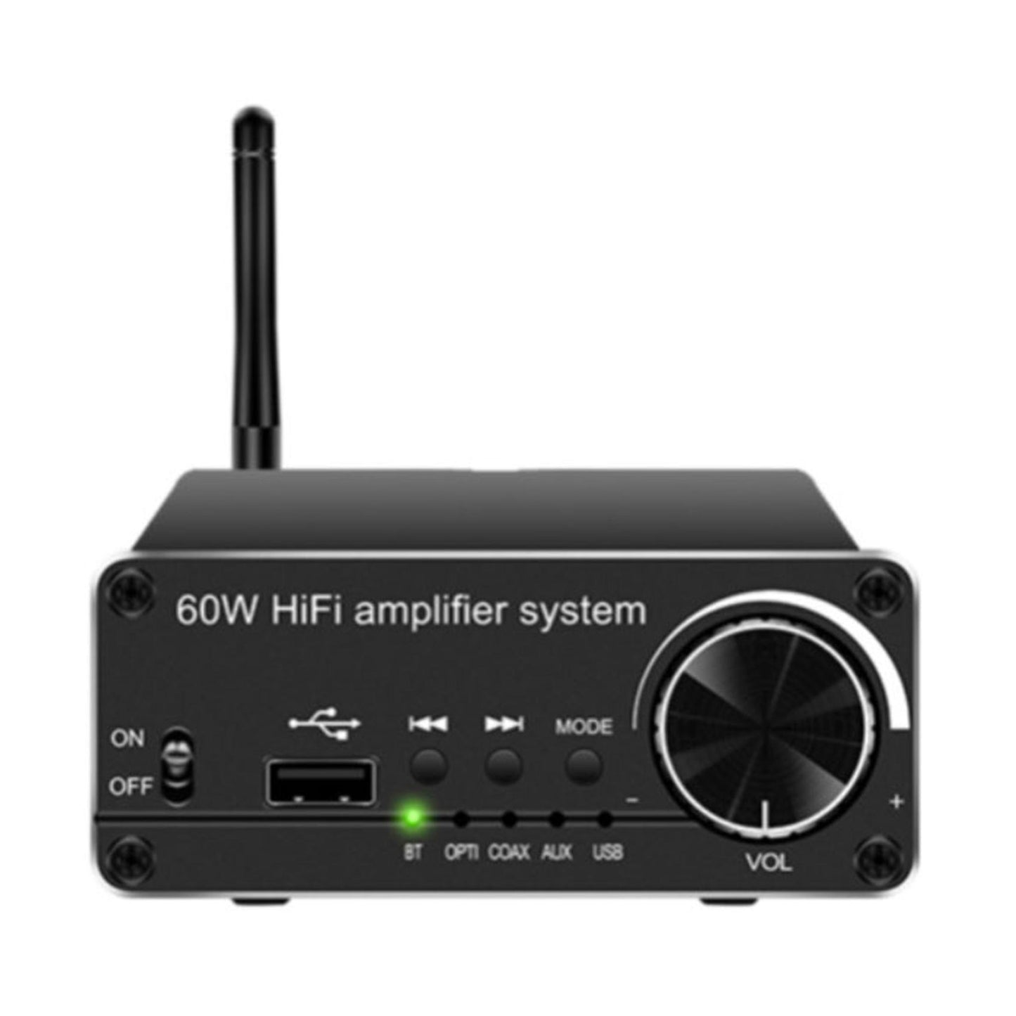 Digital to Analog Audio Converter 60w Hifi Amplifier System Eu Plug