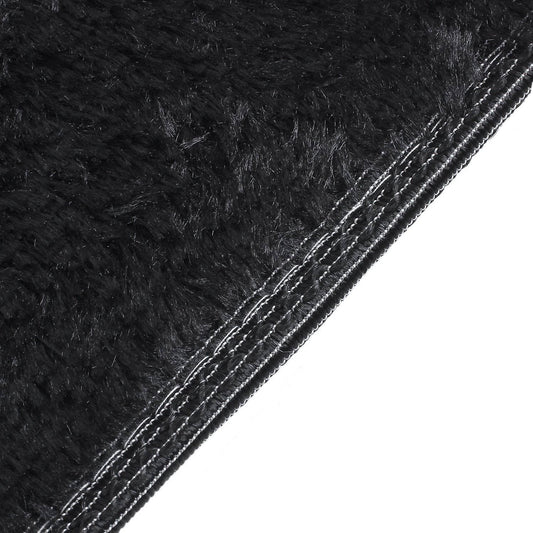 Home Rugs Living Bedroom Plush Rugs Black 40*40cm