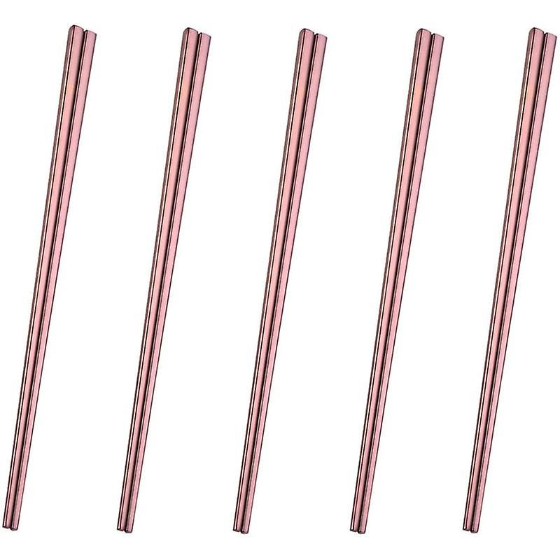 Learning Chopsticks Reusable Dishwasher Safe ,rose Gold