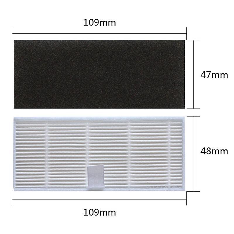 10pcs Hepa Filter for Proscenic M7 Sweeper Robotic Replacement Parts