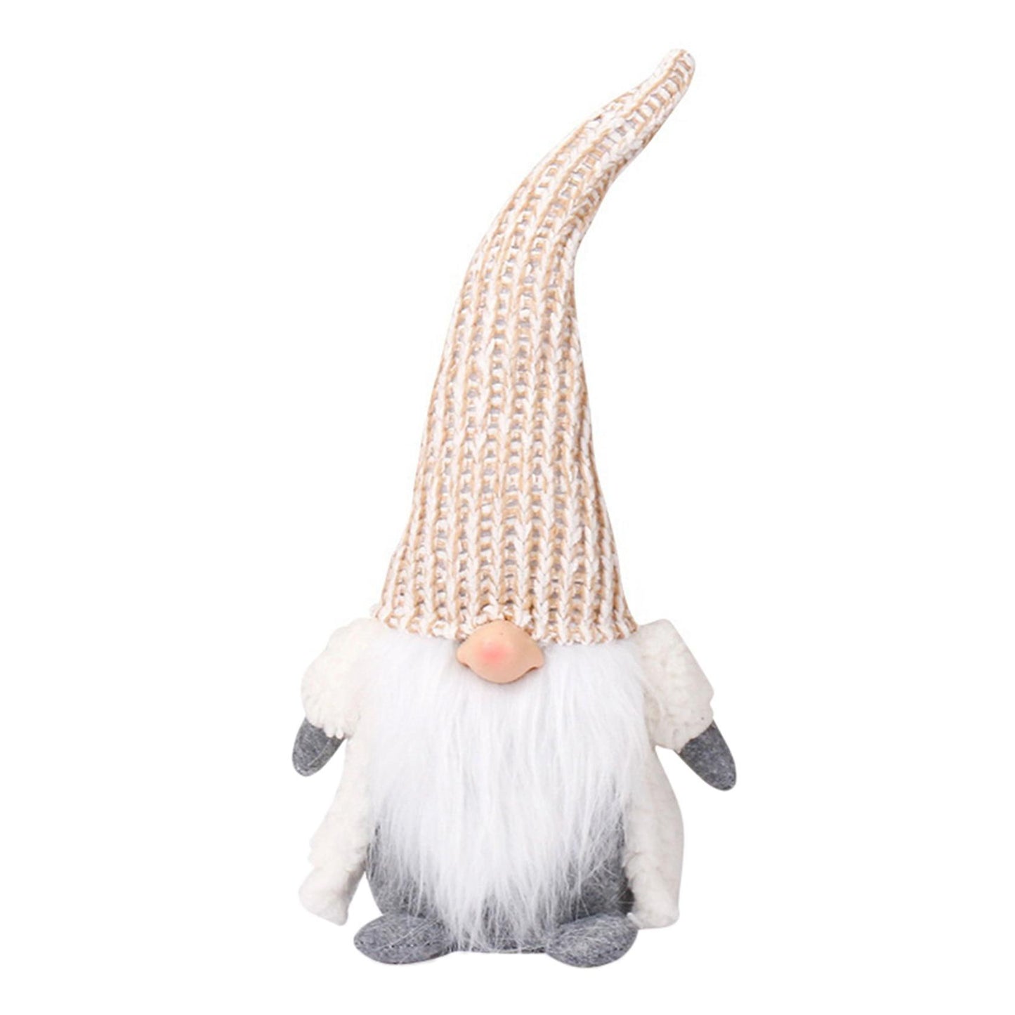 Knitted Long Hat Christmas Dwarf Gnome Doll Ornaments Cute Dwarf (b)