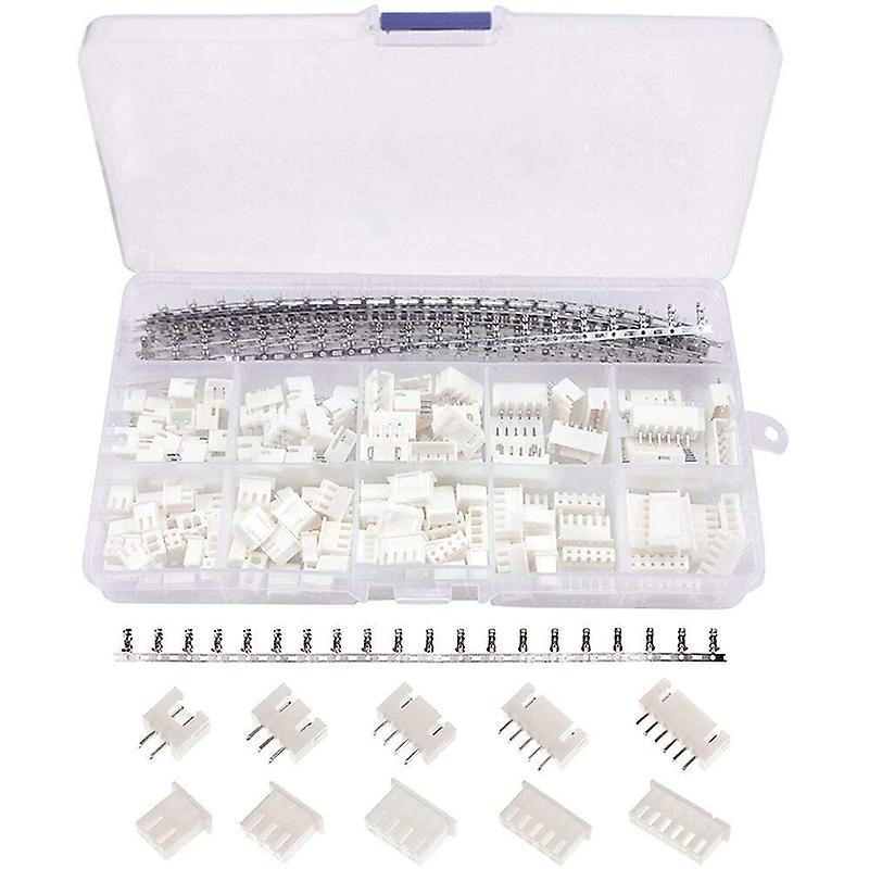 460pcs 2.54mm Jst-xh Kit with 2.54mm Female Pin & 2/3/4/5/6 Pin Plug