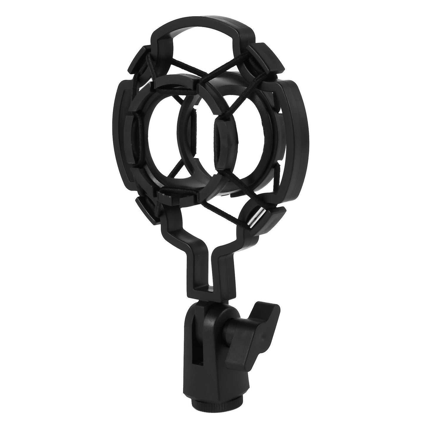 Load Mic Microphone Shock Mount Clip Holder Stand Radio Black