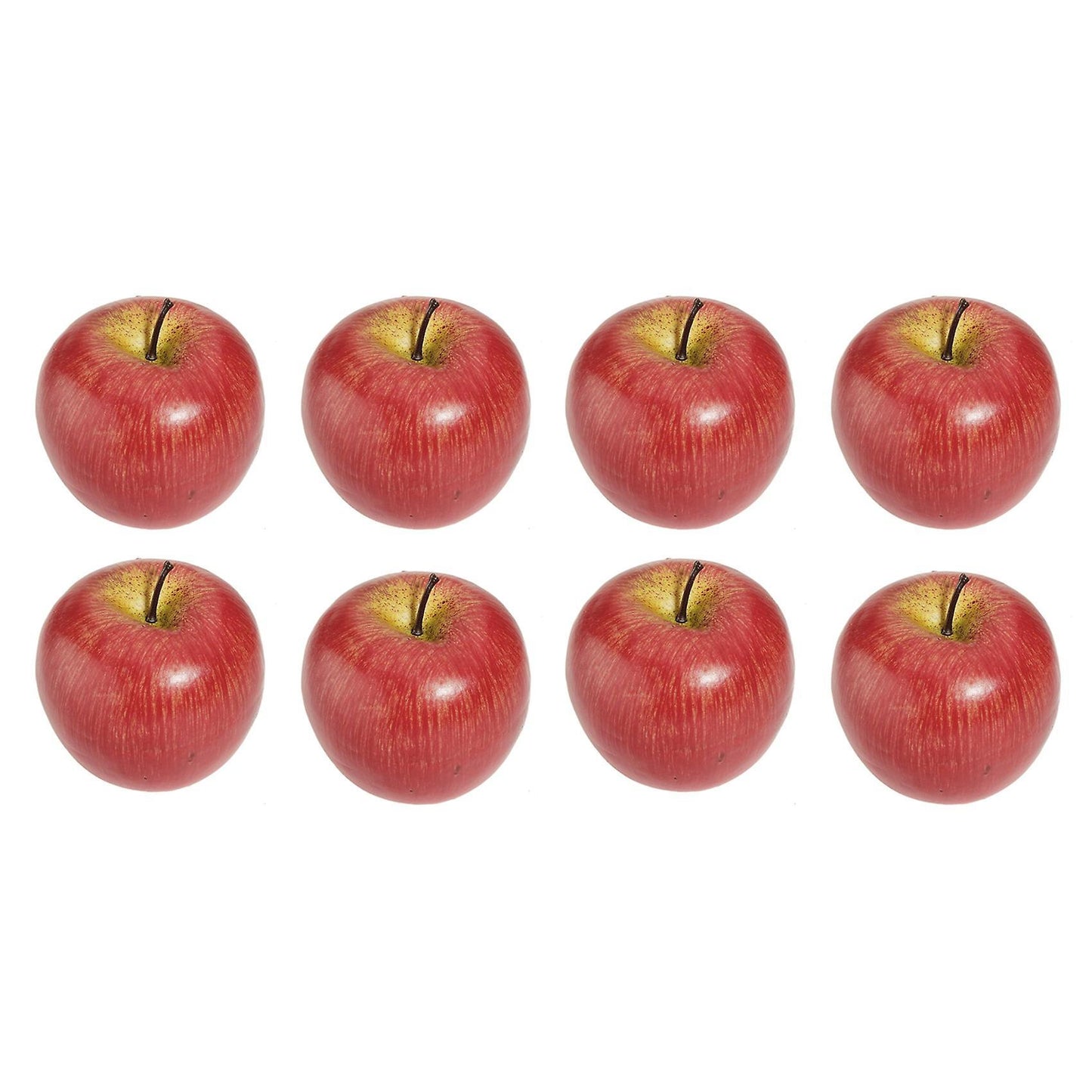 4 Large Artificial Red Apples-decorative Fruit