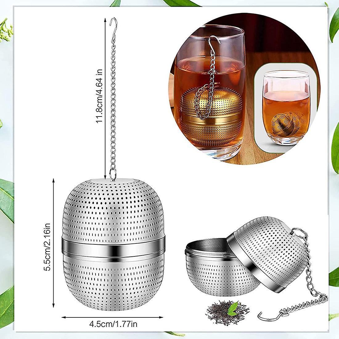 Tea Infuser, Stainless Steel Tea Strainer, Ball Mesh Tea Strainer
