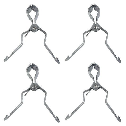 4x Outdoor Tools Metal Iron Clip Paper Hook Camping Tent Accessories