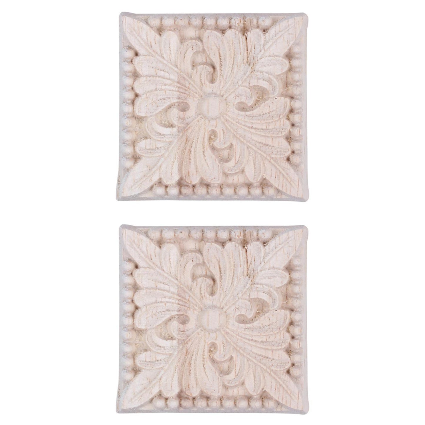 Natural Wood Appliques Wooden Mouldings for Cabinet Door Furniture