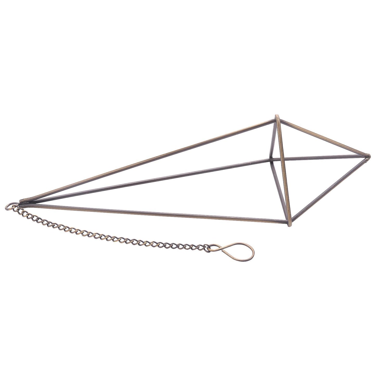 1 Pack Hanging Air Plant Holder for Tillandsia with Chains Bronze