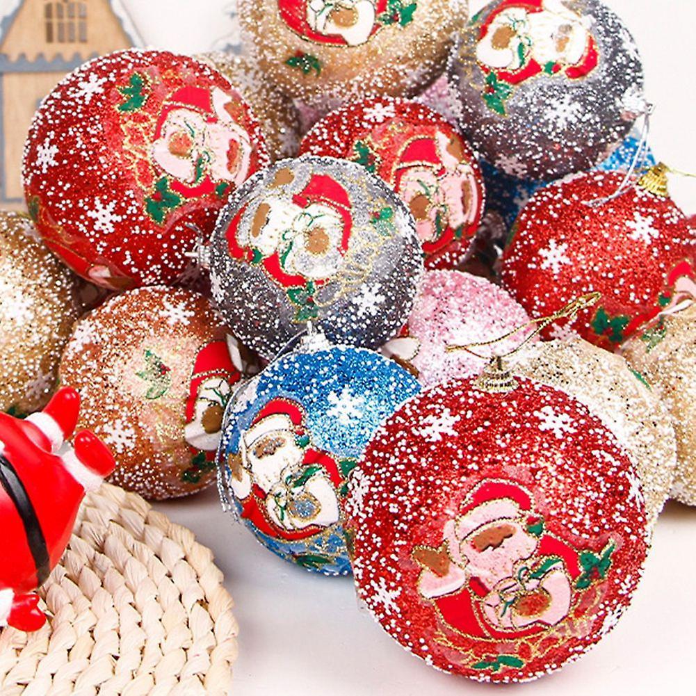 Christmas Tree Balls Small Bauble Hanging Home Party Ornament ,orange