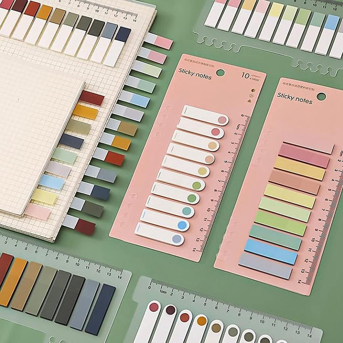Sticky Index Tabs, Page Marker Sticky, Translucent(light Color)