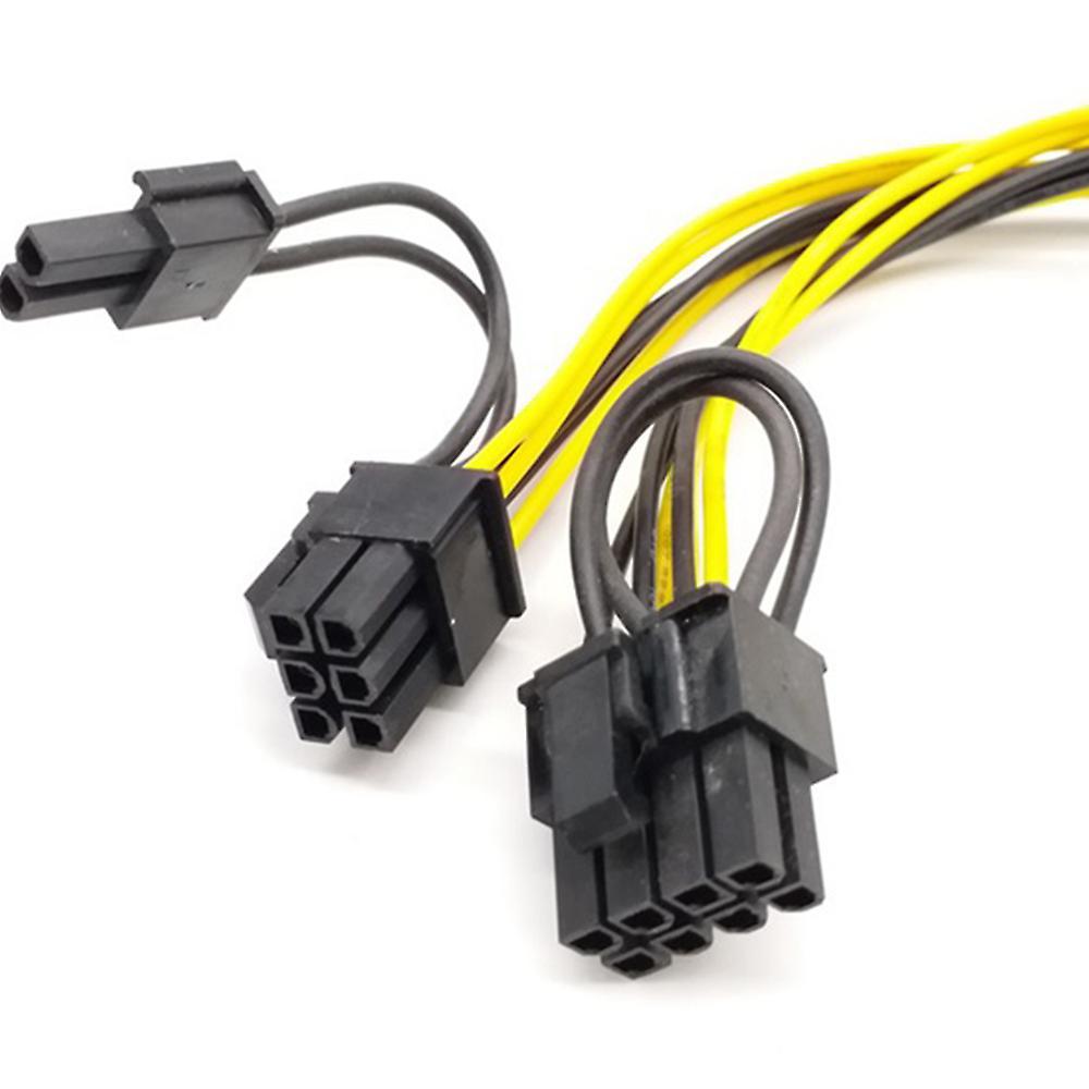 5pcs 6-pin to Dual 6+2-pin Power Cable 6pin to Dual 8pin Power Cable