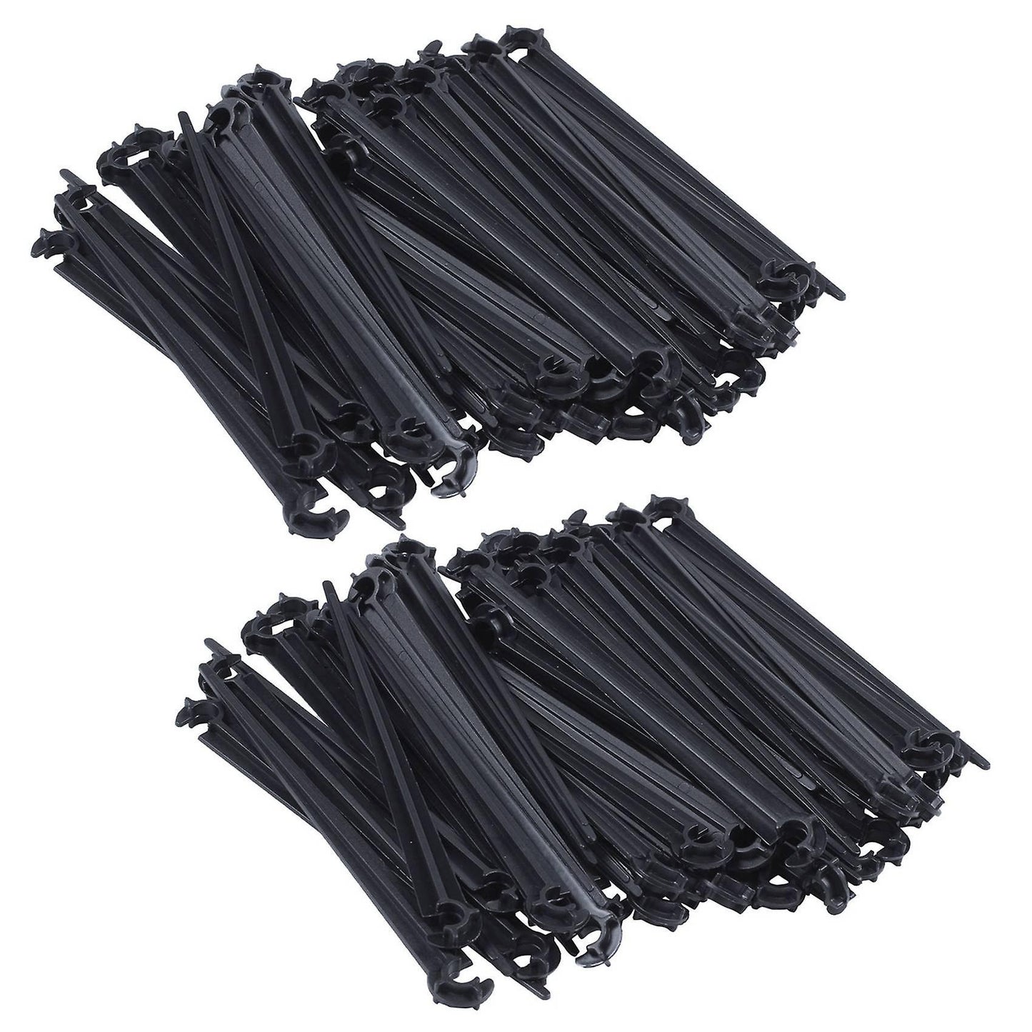 100pcs C-shaped Garden 4 / 7mm Drip Irrigation Pipe Bracket