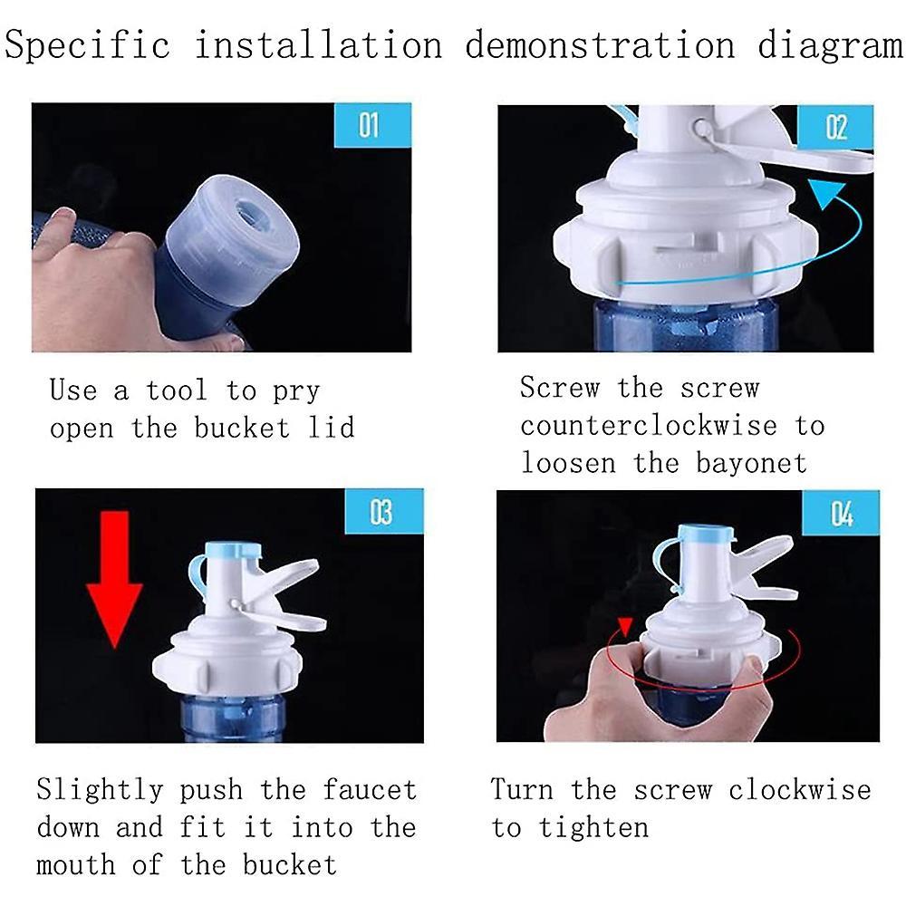 2 Pack Water Dispenser Valve, Water Jug Dispenser Valve Plastic