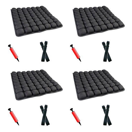 4x Air Inflatable Car Seat Back Cushion Pressure for Wheelchair Mat