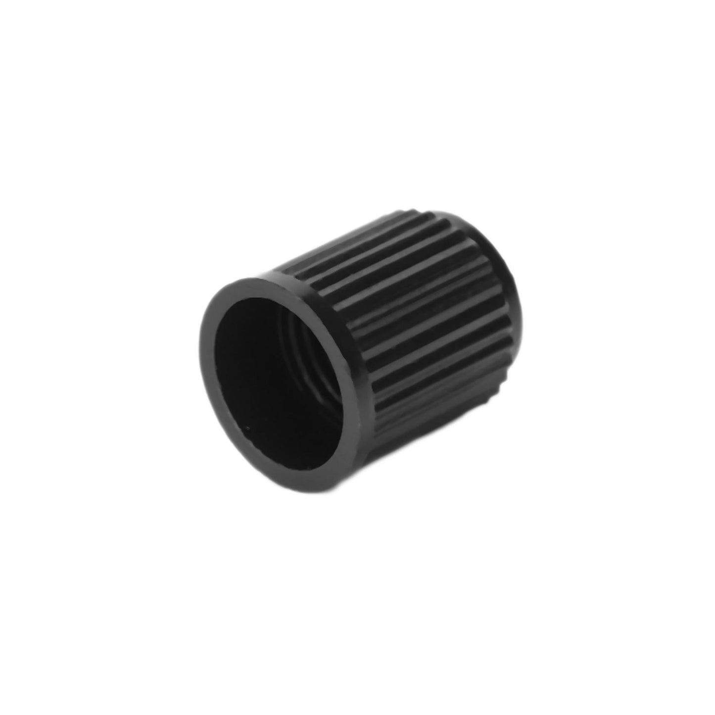 Set Of 100 - Black Plastic Replacement Valve Caps