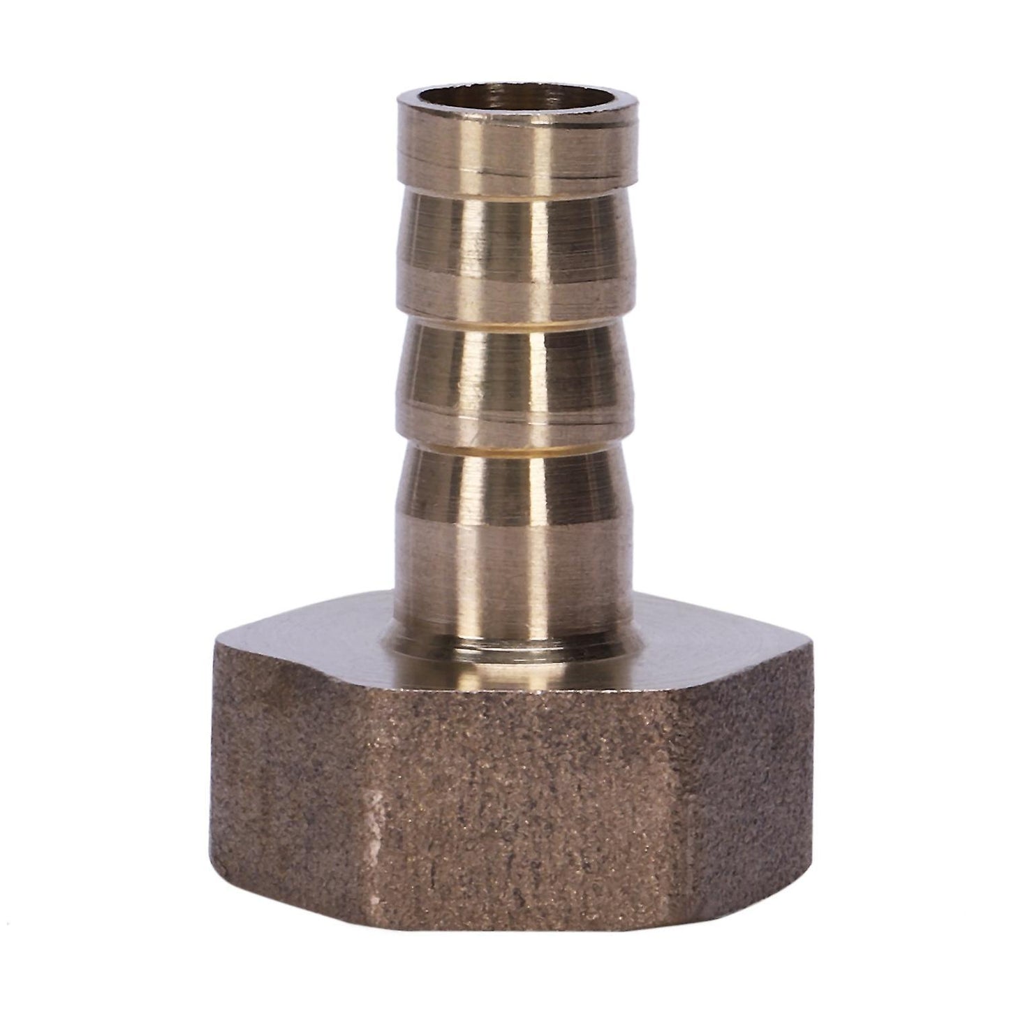Gold 10mm Hose Barb 1/2" Npt Female Thread Straight Connector
