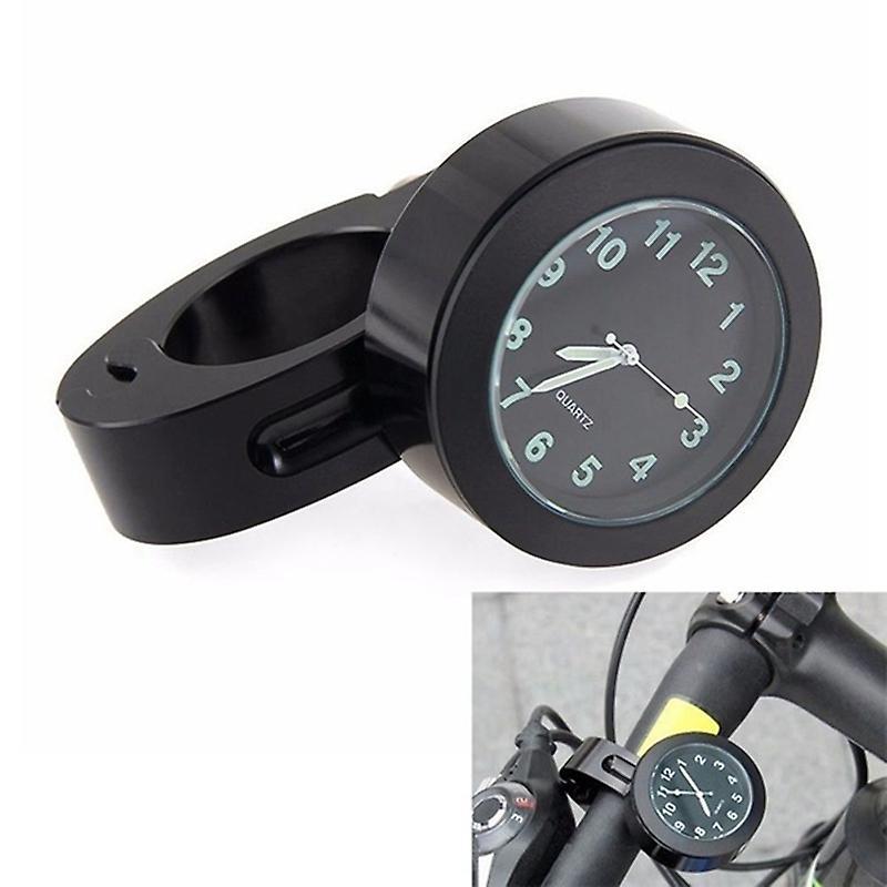 Universal 7/8 Inch Motorcycle Handlebar Watch Waterproof Shockproof,a
