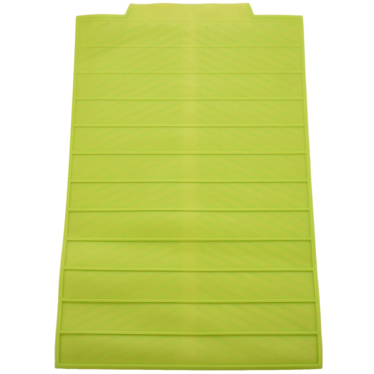 Silicone Dish Drying Mat Flume Folding Draining Mat,rectangle Green