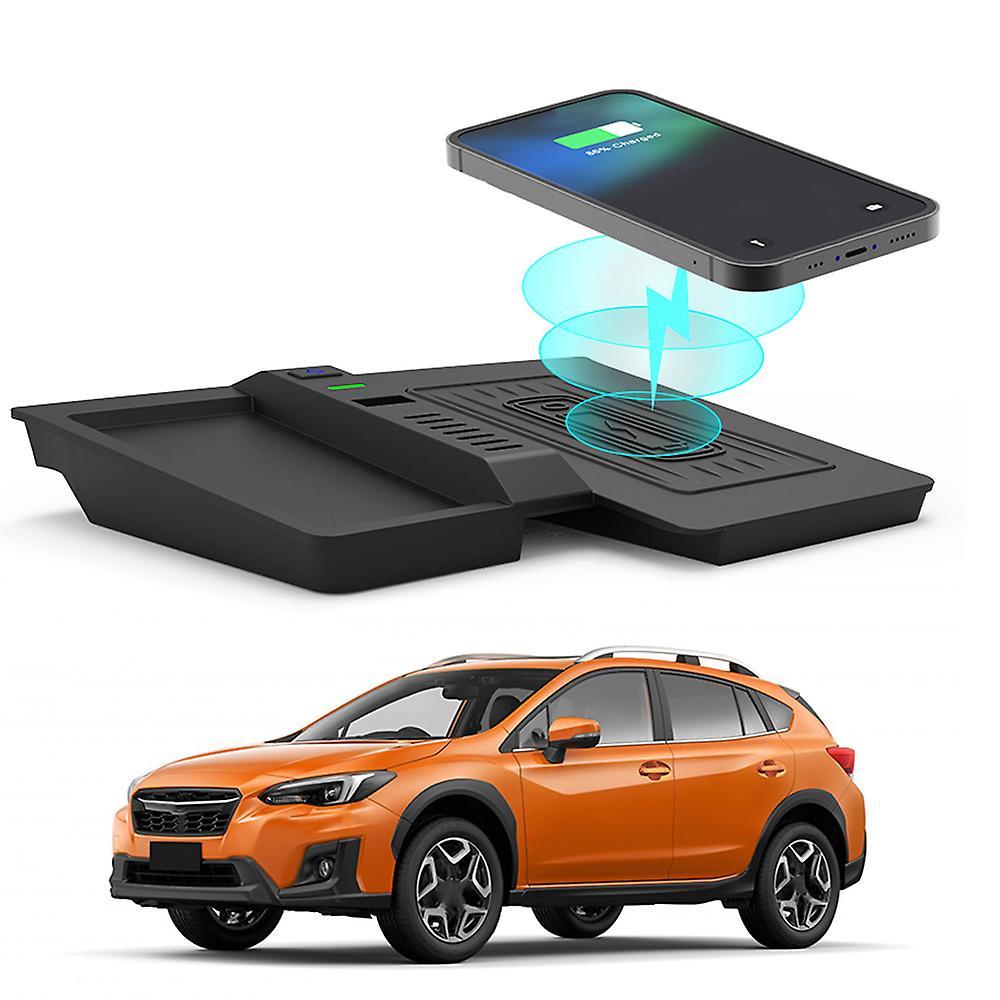 Car Qi Wireless Charger for Subaru Crosstrek 2018-2021 Impreza 18-21