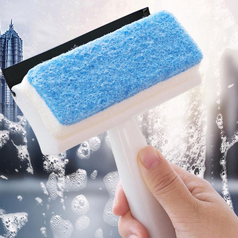 Double Sided Glass Cleaning Sponge Brush Window Glass Wiper Washing