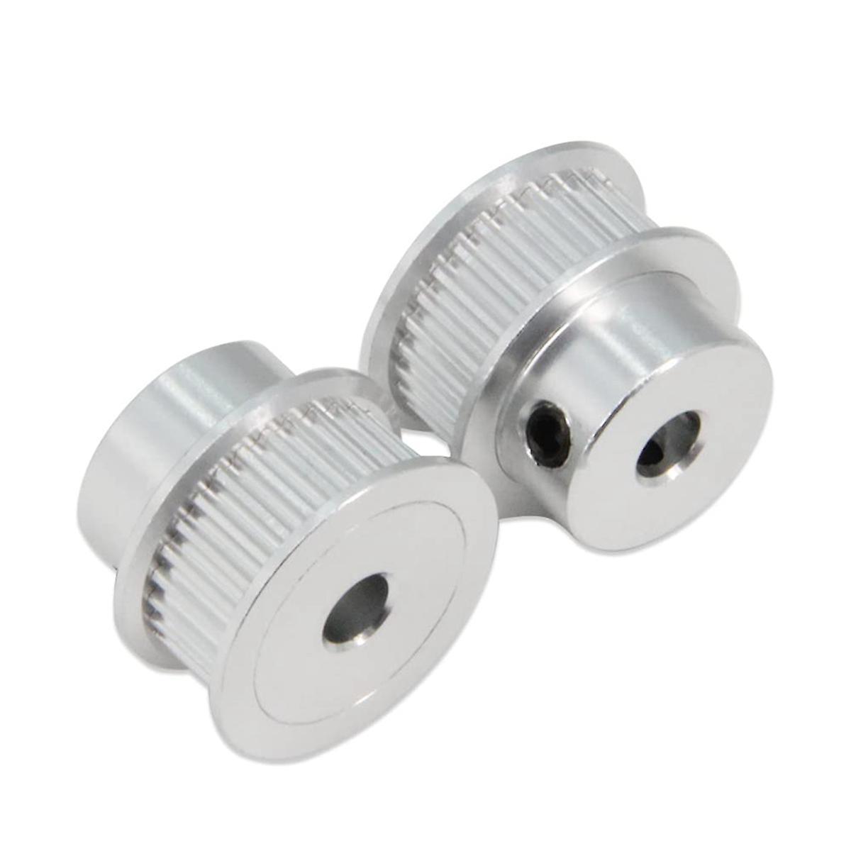 2pcs Set Gt2 Synchronous Wheel 20&30 Teeth 5mm Bore Timing Pulley