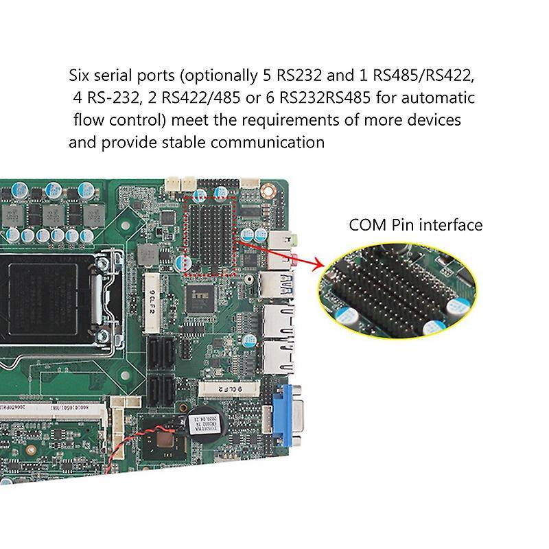 Dual Network Port Desktop Computer Itx Industrial Control Motherboard