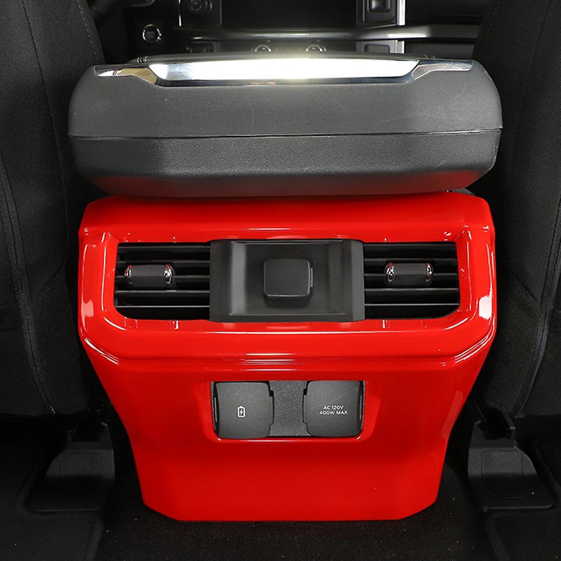 Rear Air Conditioner Vent Panel for F150 2021 2022,abs Red