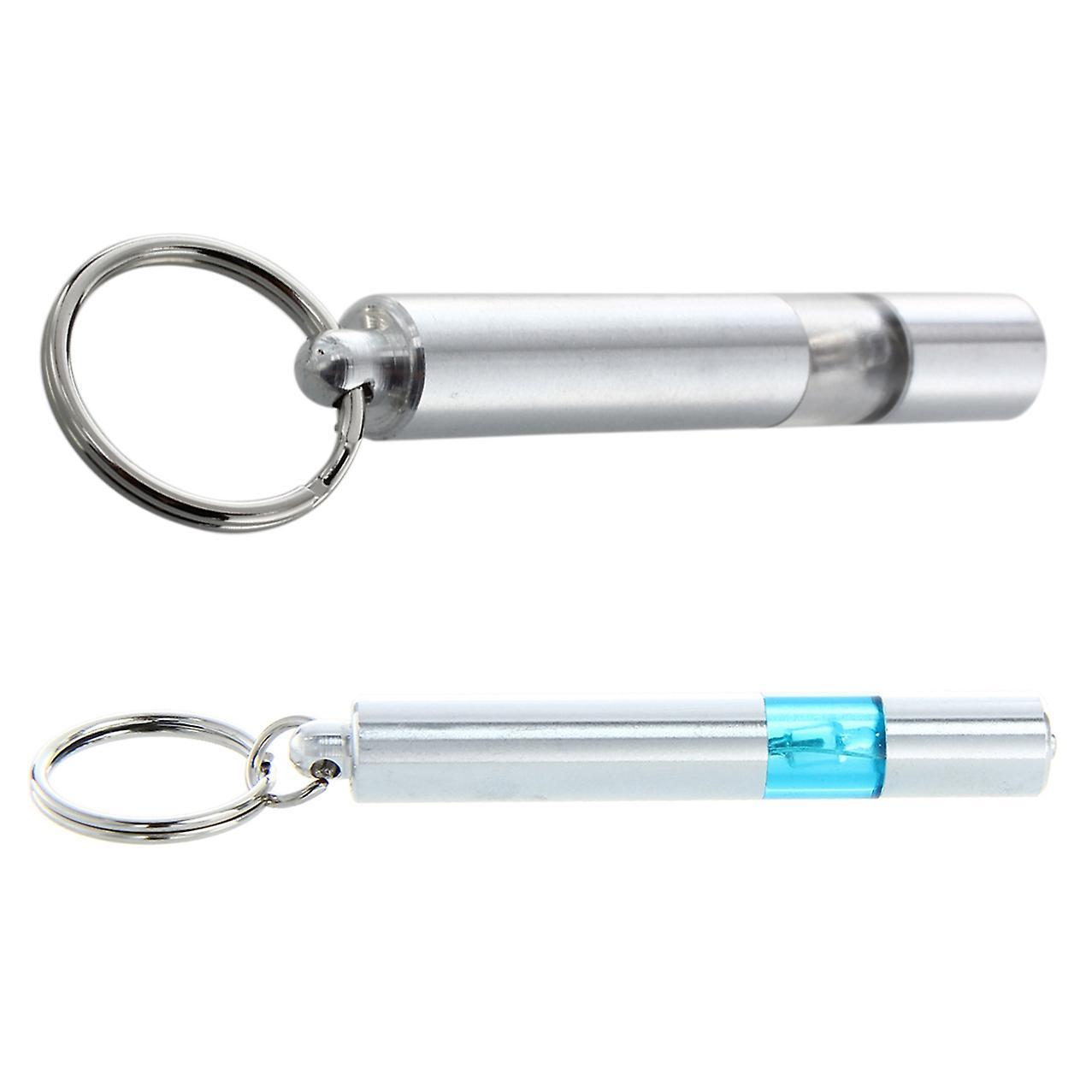 Cylinder Shape Blue Silver Tone Car Static Elimination Discharger