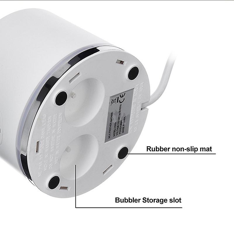 Milk Frother, Warmer with Hot Or Cold Functionality Eu Plug Black