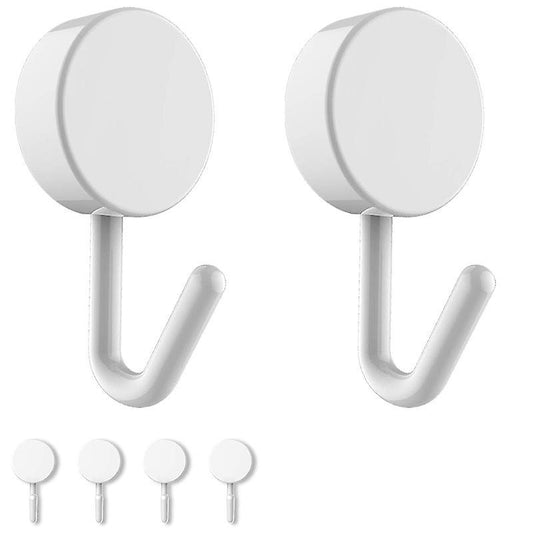 Small Adhesive Wall Hooks 6 Pack Damage-free Hanging Wall Hooks