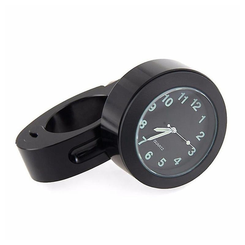 Universal 7/8 Inch Motorcycle Handlebar Watch Waterproof Shockproof,a
