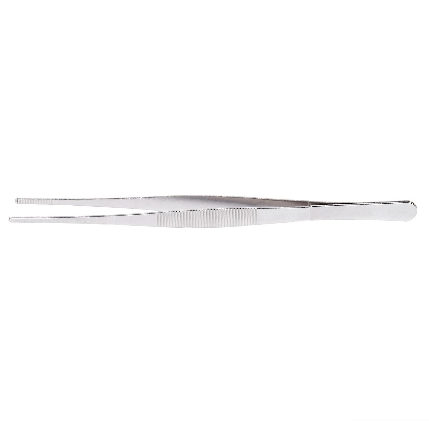 Hospital Home Stainless Steel Straight Tweezers Forceps Handy Tool