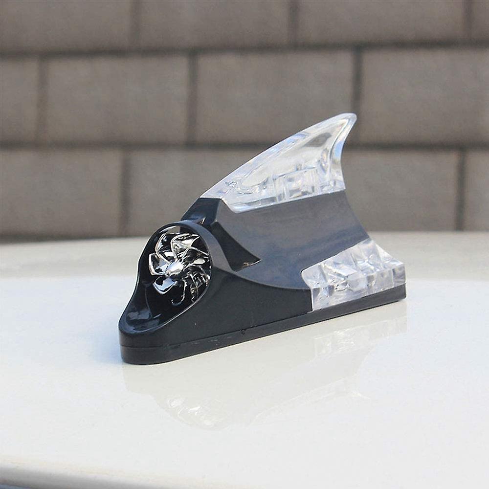 Creative Wind Power Light Shark Fin Antenna Warning Flash Lamp