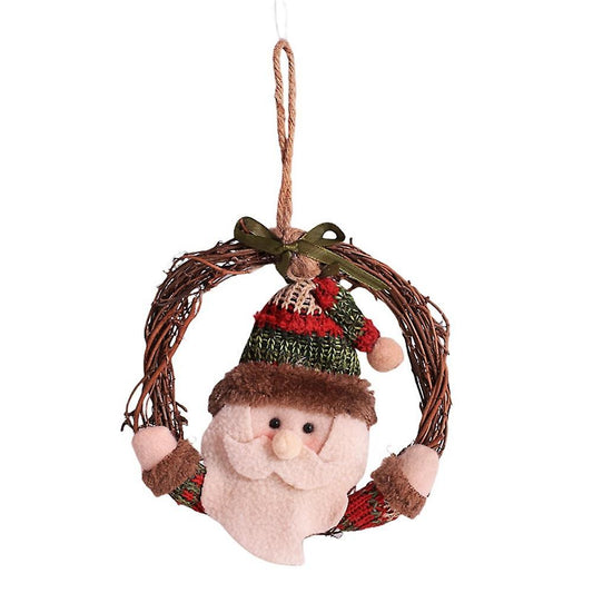 Christmas Wreath Ornaments Xmas Ornaments Hanging Ornament(b)