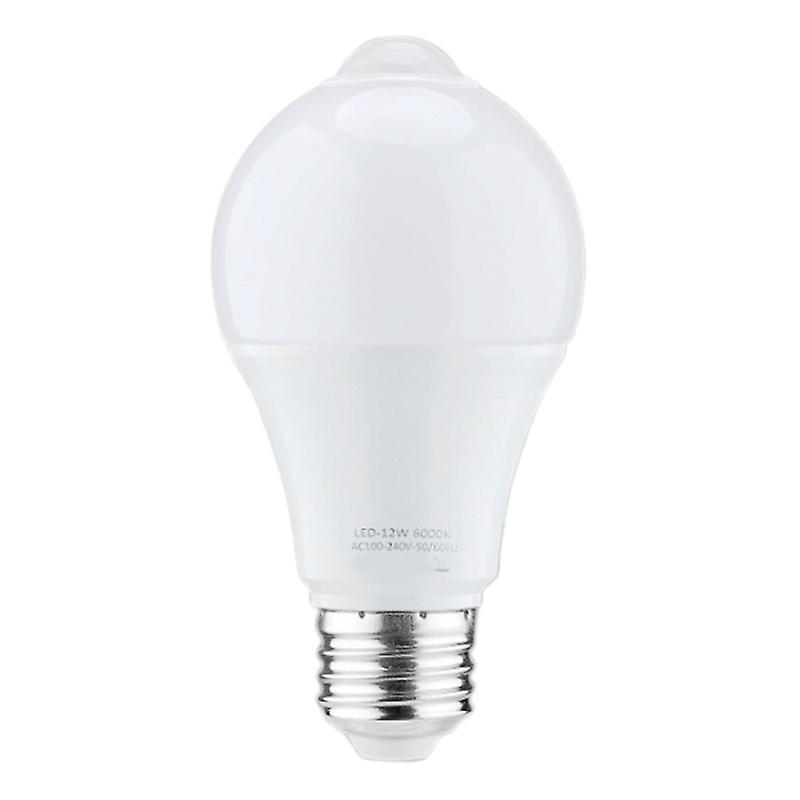 12w Motion Sensor Light Bulb,outdoor/indoor Movement