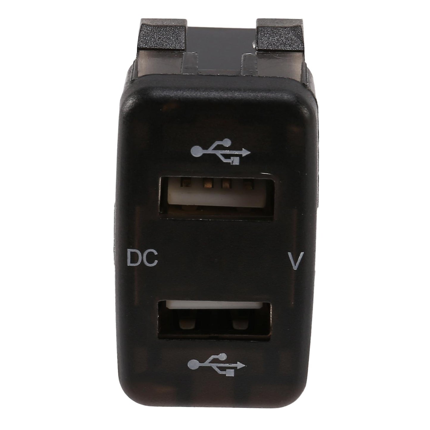 Car Charger Socket Dual Usb Port Charging Adapter for Toyota Blue