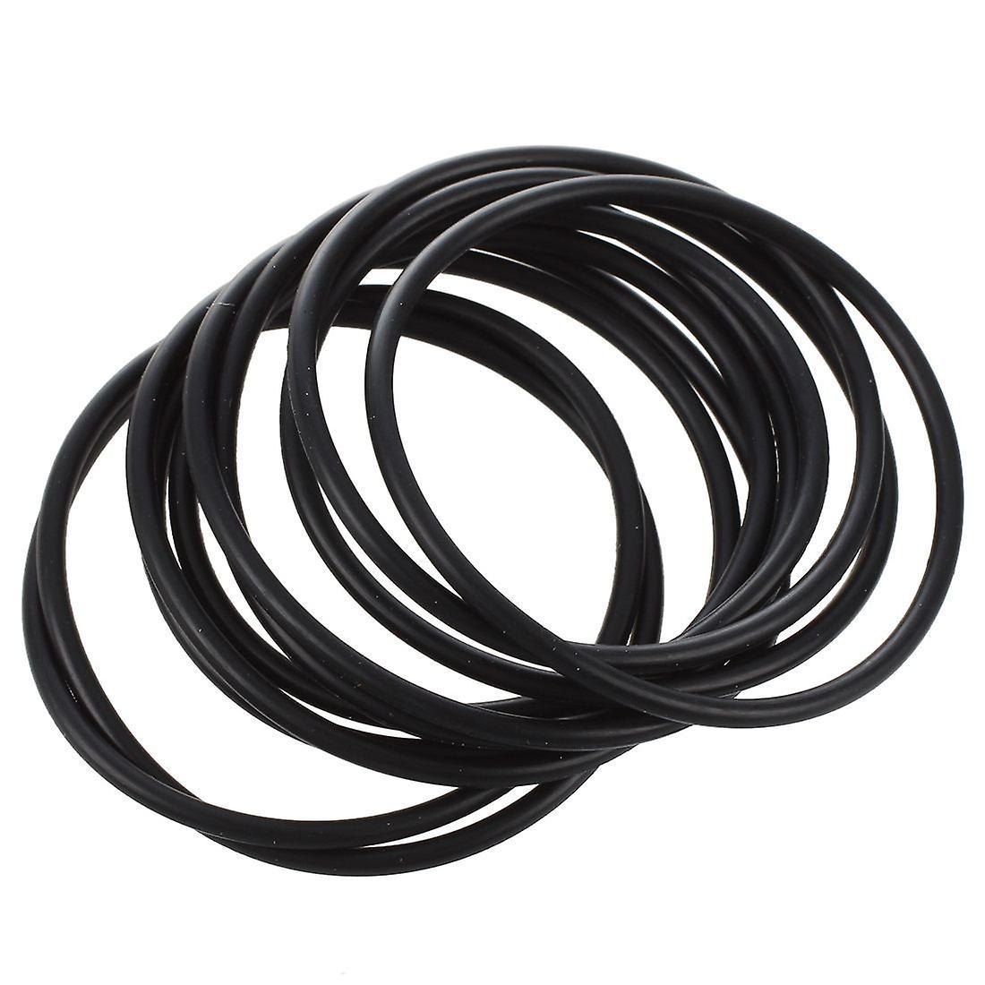 10 X Black Nitrile Rubber O Ring Grommets Seal 36mm X 40mm X 2mm