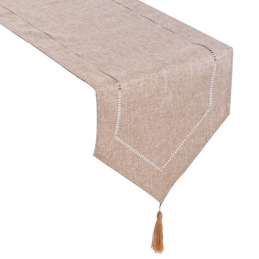 Table Runner with Tassels 14 X 72 Inches for Everyday Dining Wedding
