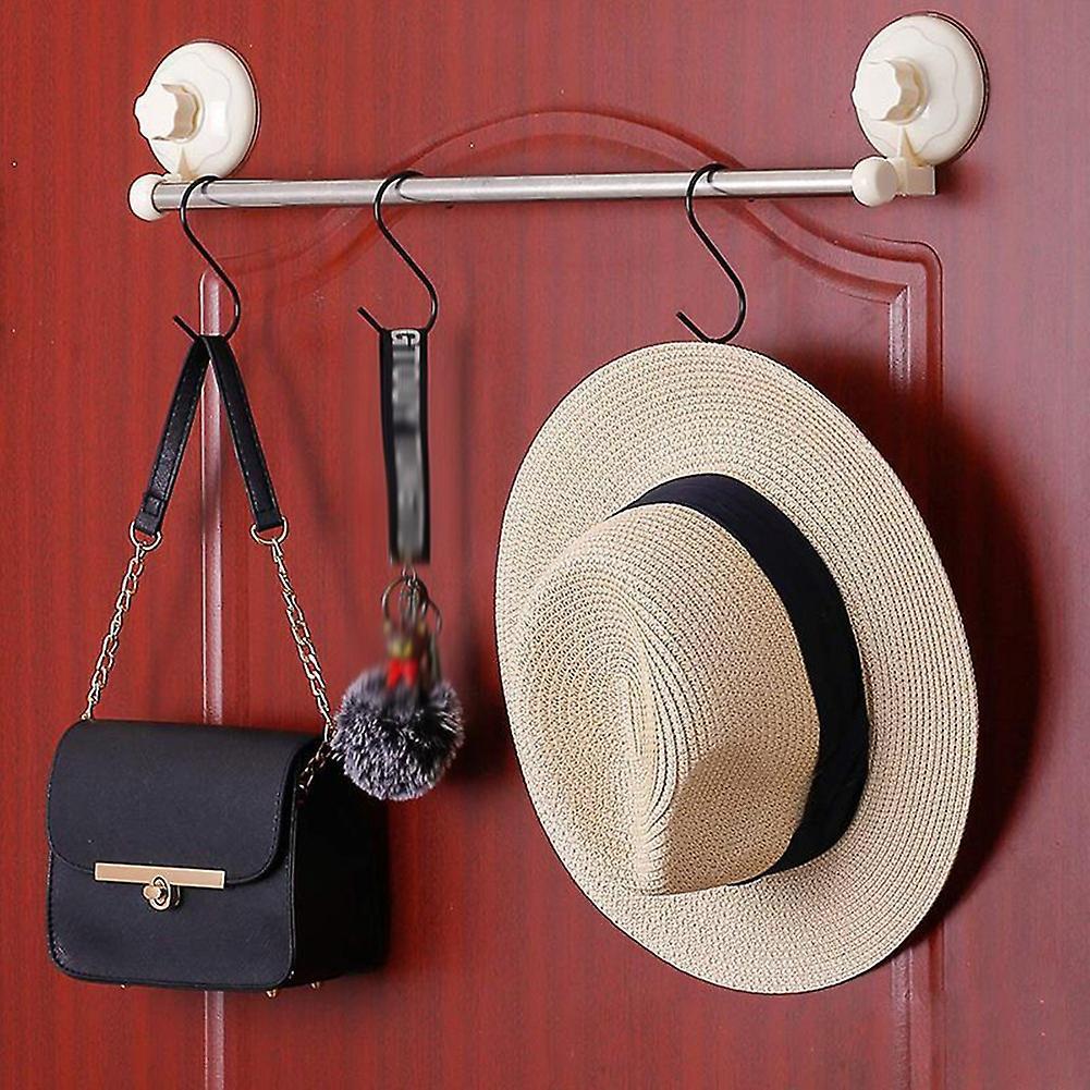 10pcs Stainless Steel Round S Shaped Hooks-silver