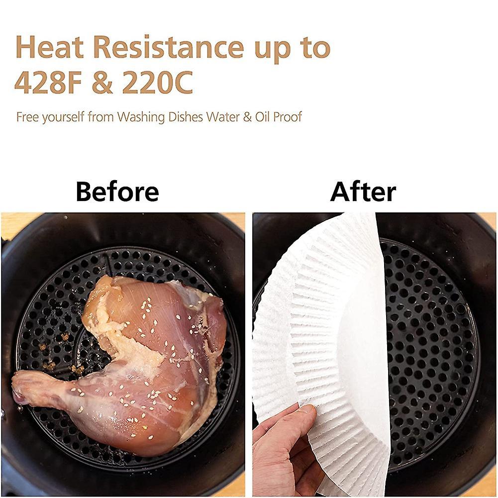 30pcs Air Fryer Parchment Paper Liners Non-stick Baking Mat for Home