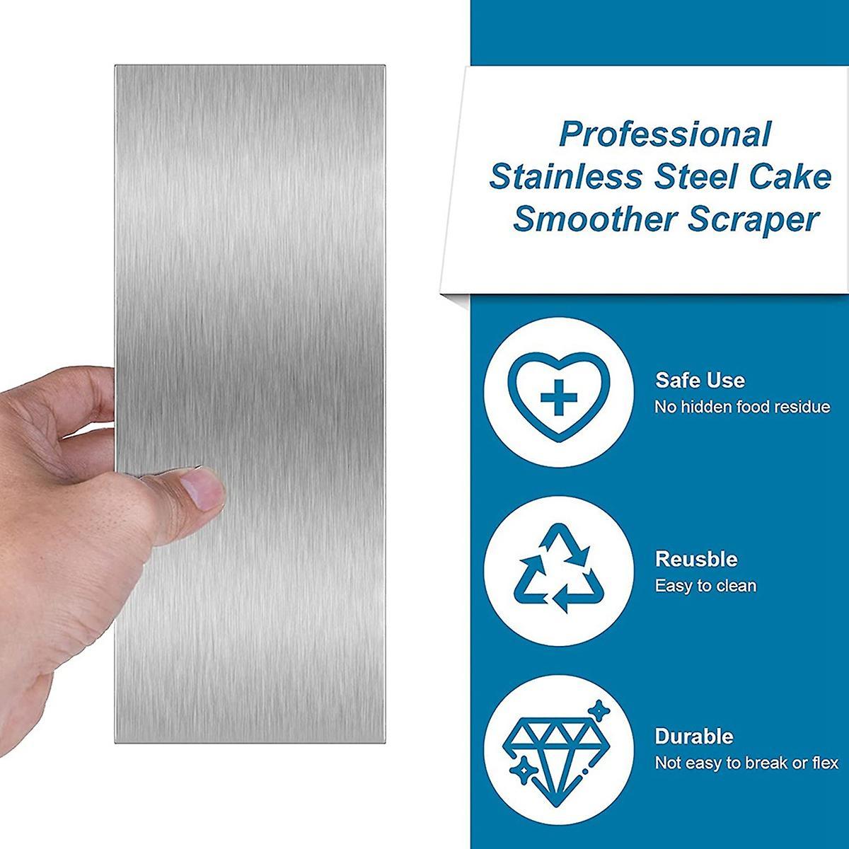 10 Inch Cake Scraper Large Edge Stripe Edge Smoother Decor Comb