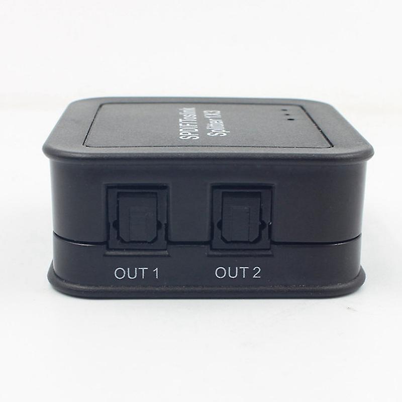1x3 Digital Optical Toslink Splitter with Remote Control-us Plug