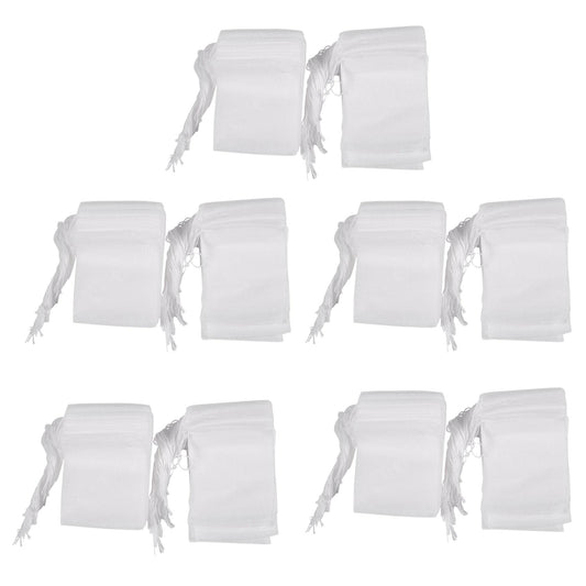 500 Pcs Disposable Empty Tea Bag String Heat Seal Filter Paper