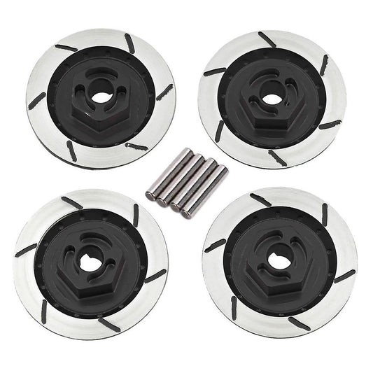 4pcs Disc Brake Caliper Assembly Set for Mn86 Rc Car Parts Black