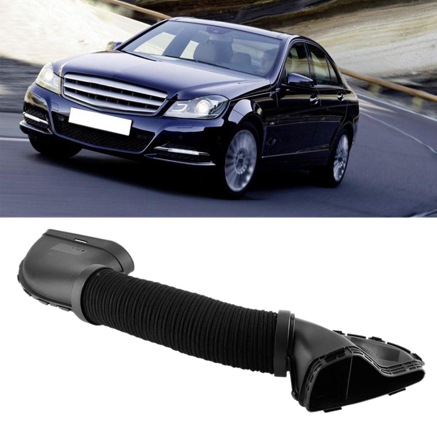 3x Car Engine Air Intake Hose Filter Hose Pipe for Mercedes-benz