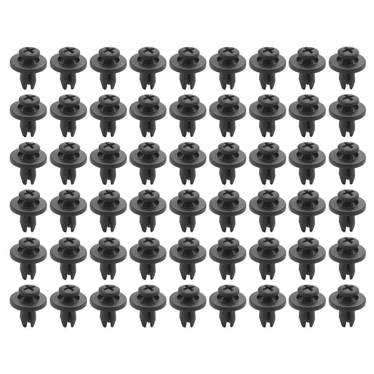 300pcs 6mm Plastic Push Type Rivet Bumper Pin Clips